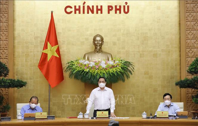 Thủ tướng Phạm Minh Chính chủ trì phiên họp Chính phủ thường kỳ đầu tiên

